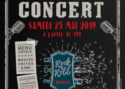 Concert le 25 Mai 2019