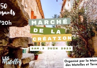 Le marché de la création 3 juin 2023