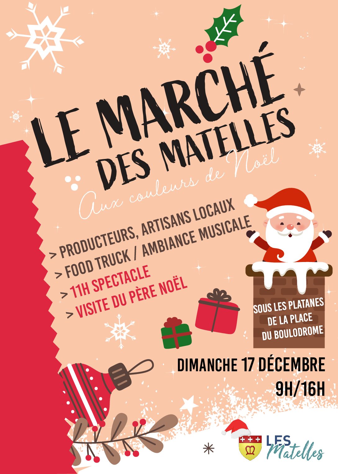 Brasserie Le Donjon Les Matelles Marché de Noel