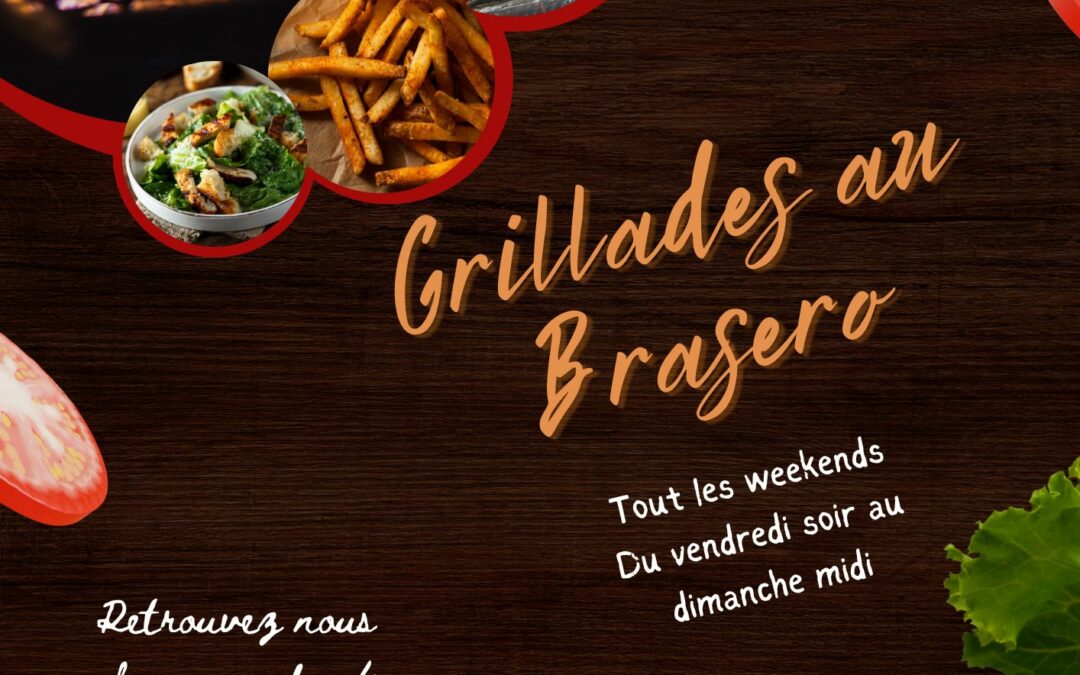 Brasserie le donjon, Les matelles, flyer brasero week end